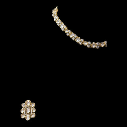 Beautiful Single Layered Polki set
