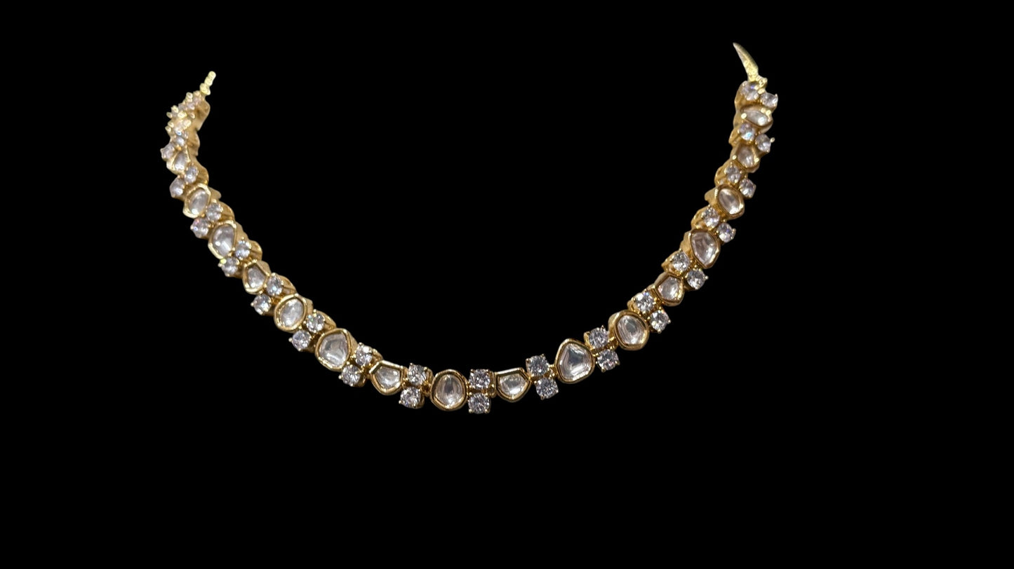 Beautiful Single Layered Polki set