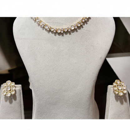 Beautiful Single Layered Polki set