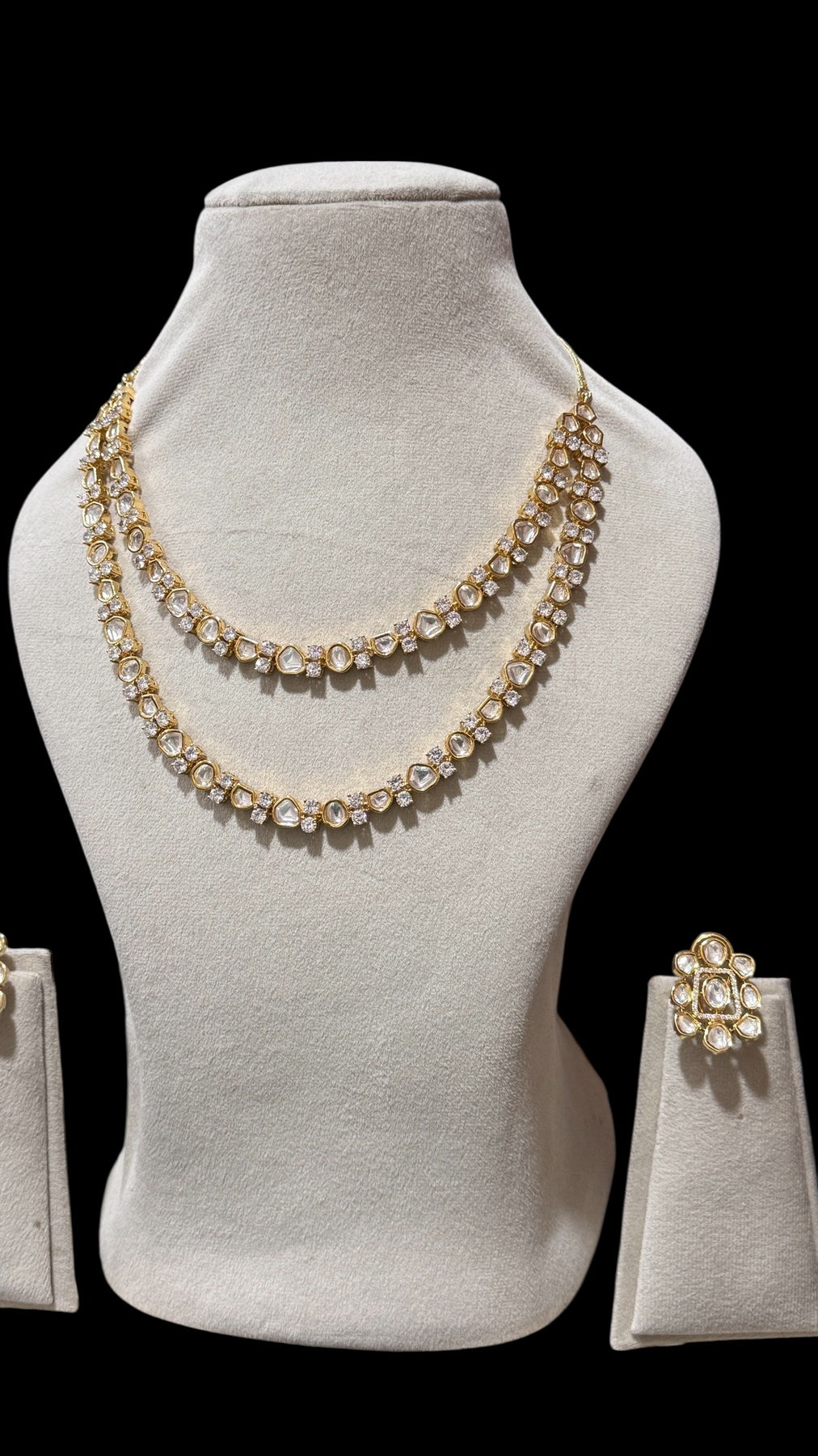Beautiful Double Layered Polki set