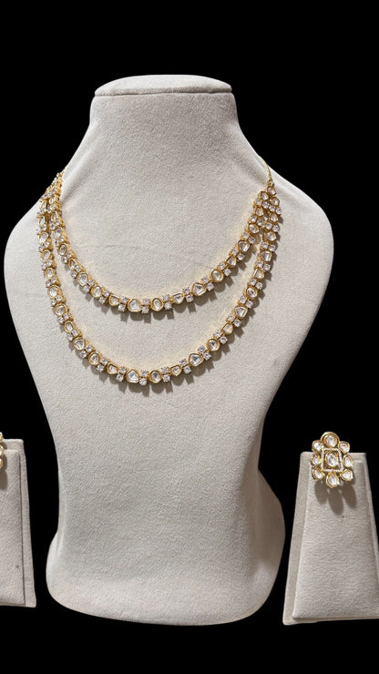 Beautiful Double Layered Polki set