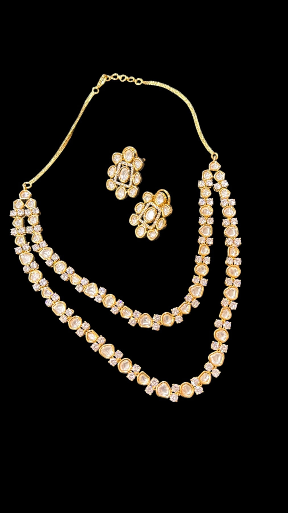 Beautiful Double Layered Polki set