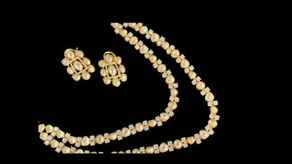 Beautiful Double Layered Polki set