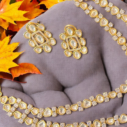 Beautiful Double Layered Polki set