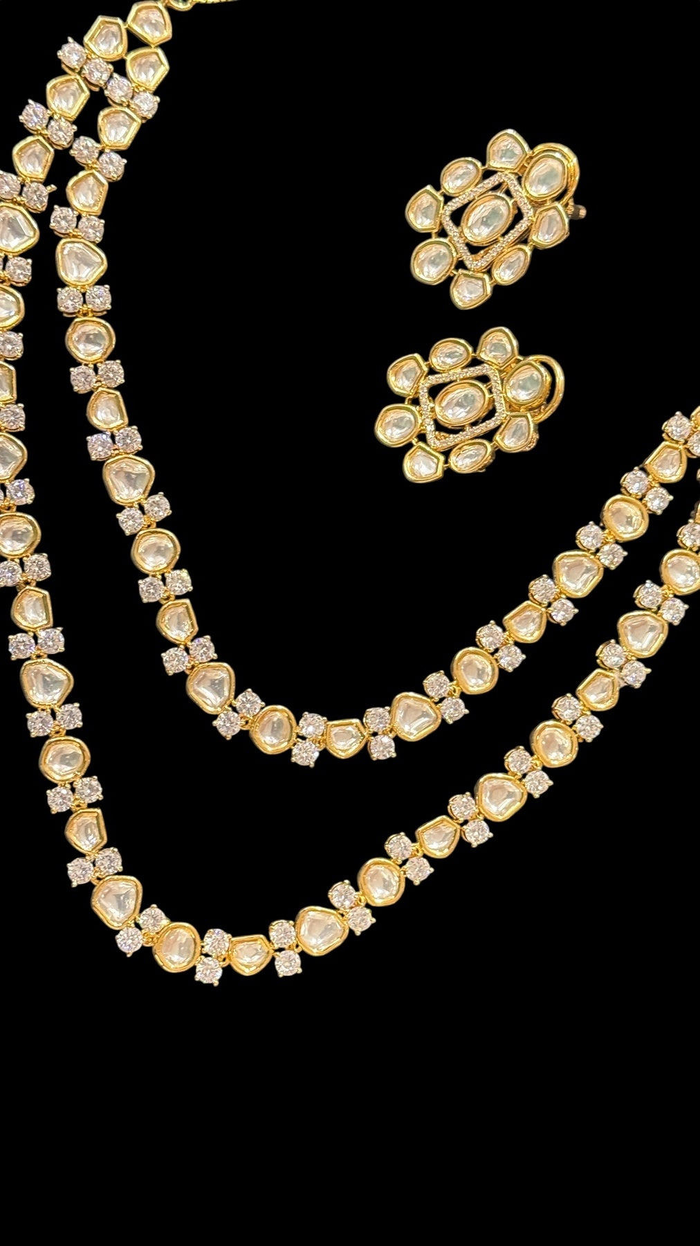 Beautiful Double Layered Polki set