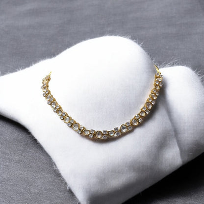 Beautiful Single Layered Polki set
