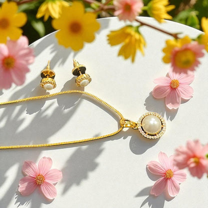 Pearl Studded Pendent set