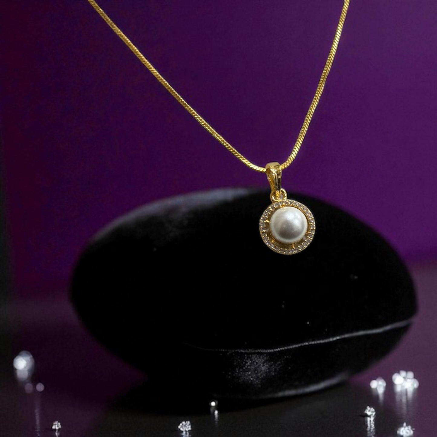 Pearl Studded Pendent set