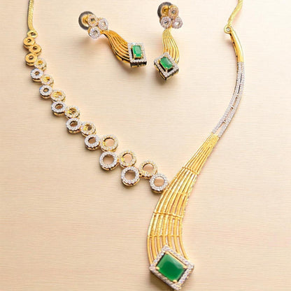 V Designer Necklace set