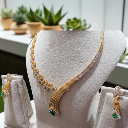 V Designer Necklace set