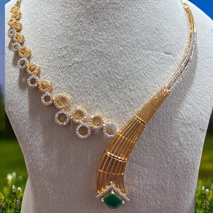 V Designer Necklace set